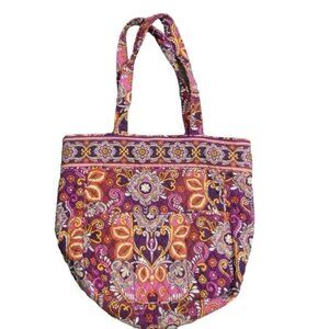 Vera Bradley Shoulder Fabric Handbag Purse Large Floral Boho